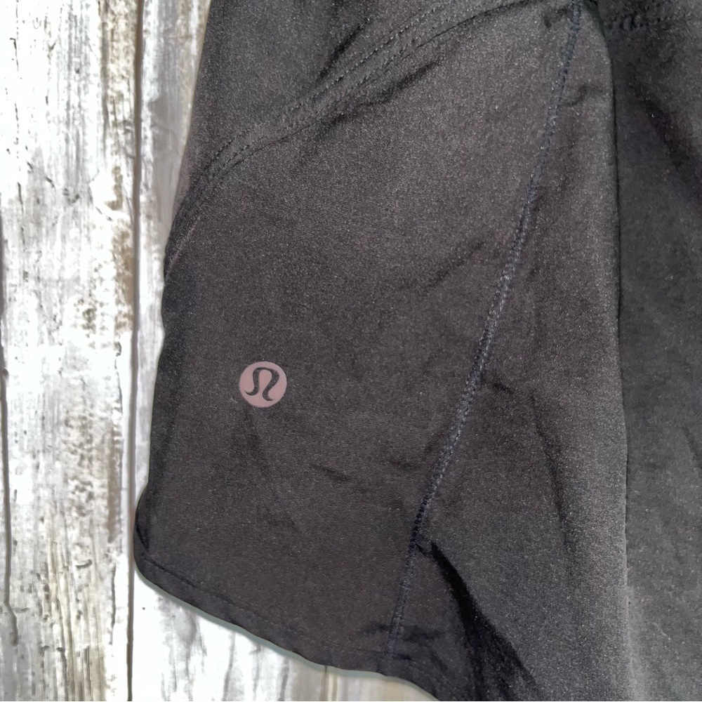 Lululemon High Rise Track That Lined Black Shorts - Picture 9 of 10
